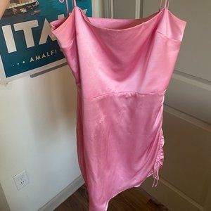 Amanda Uprichard Chiara Dress Light Pink Size Small